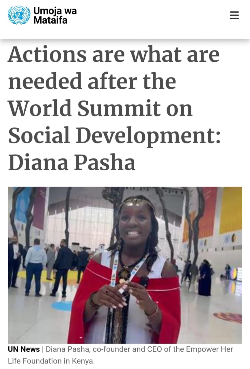 OUR STORY FEATURED BY THE UNITED NATIONS